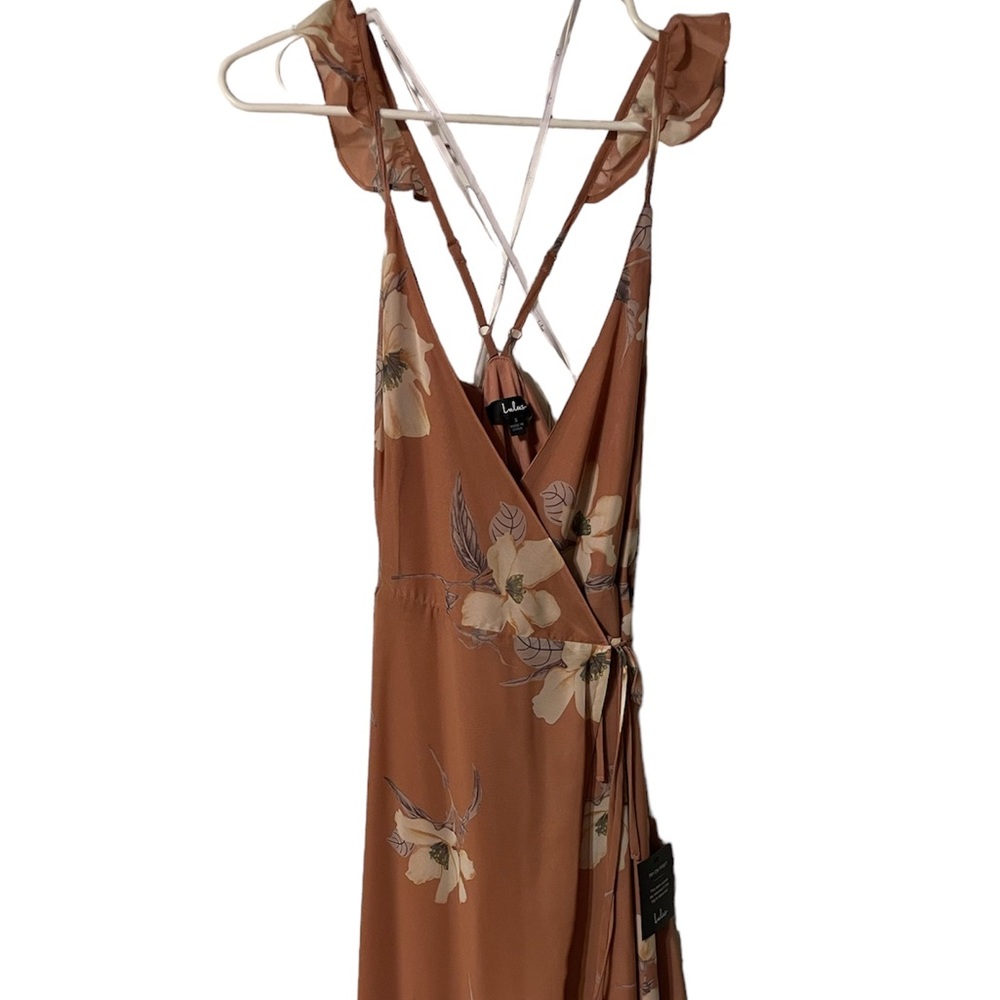 Lulus maxi wrap dress - NWT